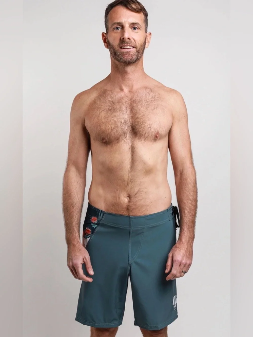 Men's Punalu'u Recycled Board Shorts - 'Ohi'a Storm Gray